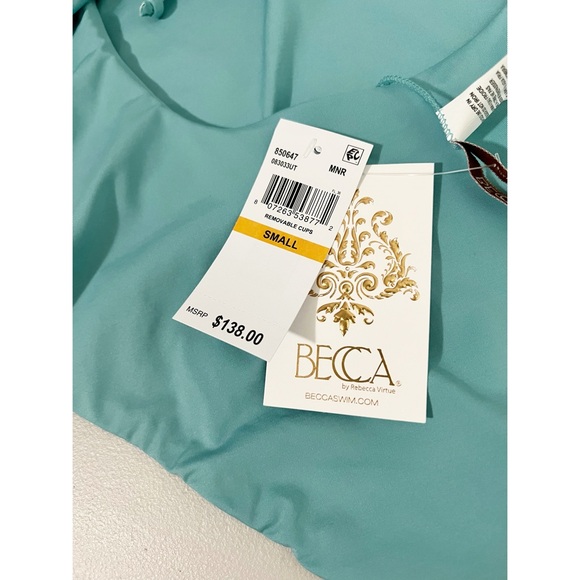 Becca Code Bristol Plunge One Piece Swimsuit Size Small - Picture 7 of 10